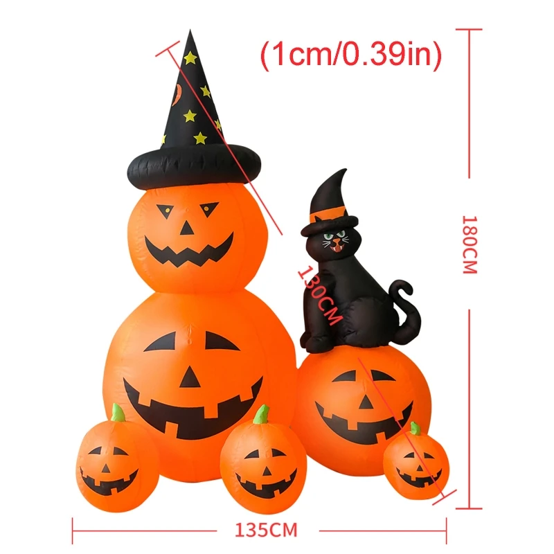 Halloween Christmas Inflatable LED Light Witch Hat Pumpkin Black Cat Decoration DXAD
Halloween Christmas Inflatable LED Light Witch Hat Pumpkin Black Cat Decoration DXAD