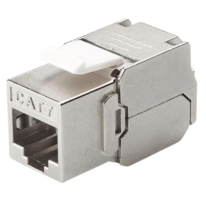 10 шт. RJ45 для Keystone Cat7 Cat6A Экранированный FTP цинковый сплав модуль 10 Гб сеть для Keystone Jack Соединительный адаптер 
10 шт. RJ45 для Keystone Cat7 Cat6A Экранированный FTP цинковый сплав модуль 10 Гб сеть для Keystone Jack Соединительный адаптер