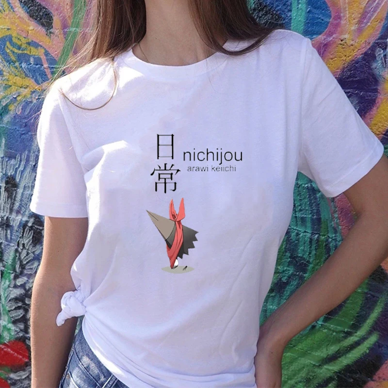 Nichijou Yuuko Aioi Mio Naganohara Mai Minakami Nano Shinonome Cosplay Costume Unisex Tee Black White Casual O-neck T Shirt
Nichijou Yuuko Aioi Mio Naganohara Mai Minakami Nano Shinonome Cosplay Costume Unisex Tee Black White Casual O-neck T Shirt