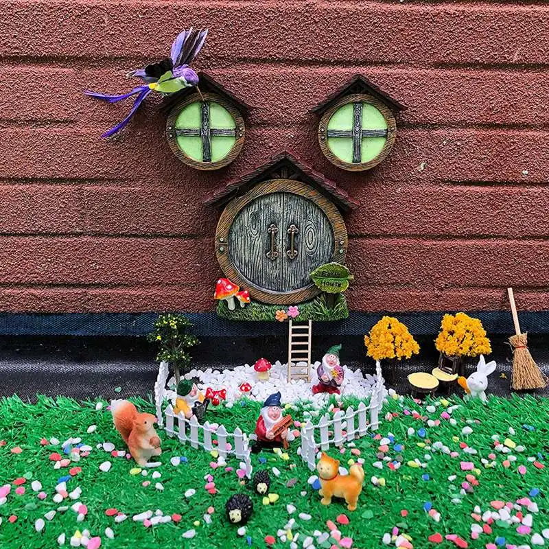 1 Set Of Fairy House Garden Ornaments Fairy Garden Gnome Home For Tree Decoration
1 Set Of Fairy House Garden Ornaments Fairy Garden Gnome Home For Tree Decoration
