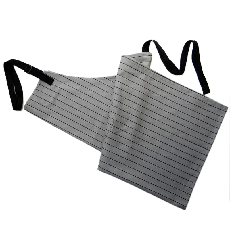 Nordic Style Cotton and Linen Material Gray Striped Printed Fabric Art Home Kitchen Adult Apron with Pocket Barber Apron
Nordic Style Cotton and Linen Material Gray Striped Printed Fabric Art Home Kitchen Adult Apron with Pocket Barber Apron