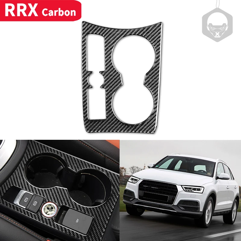 RRX Car Center Control Cupholder Panel Decoration Frame Carbon Fiber Sticker Auto Accessories For Audi Q3 8U 2015 2016 2017 2018
RRX Car Center Control Cupholder Panel Decoration Frame Carbon Fiber Sticker Auto Accessories For Audi Q3 8U 2015 2016 2017 2018