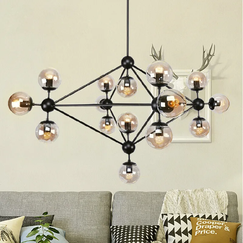 3/5/10/15/21 Heads Magic Bean Iron Pendant Light Modern Vintage Glass Ball Lights American Nordic Dinning Room Hanging Lamps
3/5/10/15/21 Heads Magic Bean Iron Pendant Light Modern Vintage Glass Ball Lights American Nordic Dinning Room Hanging Lamps