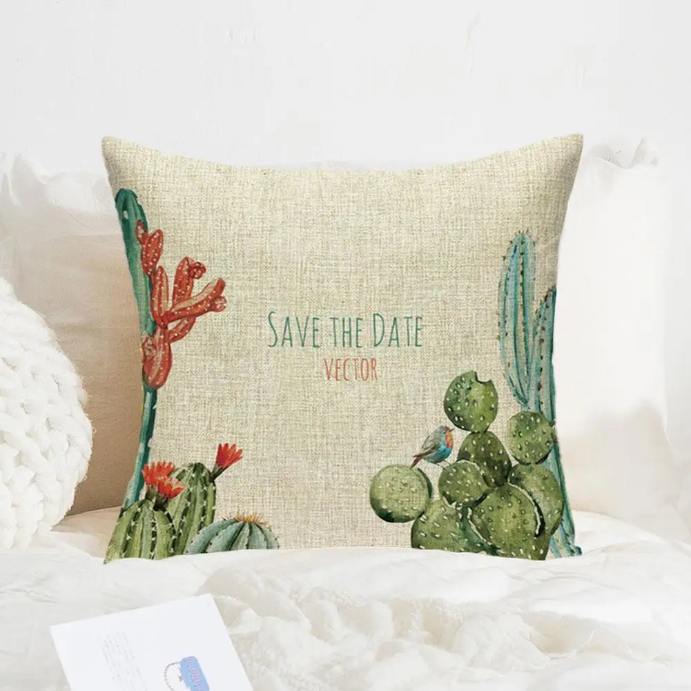 Succulent Cactus Back Seats Cushion Creativty Home Pillowcase Office Decorative Pillow Square Throw Decoration T8D4
Succulent Cactus Back Seats Cushion Creativty Home Pillowcase Office Decorative Pillow Square Throw Decoration T8D4