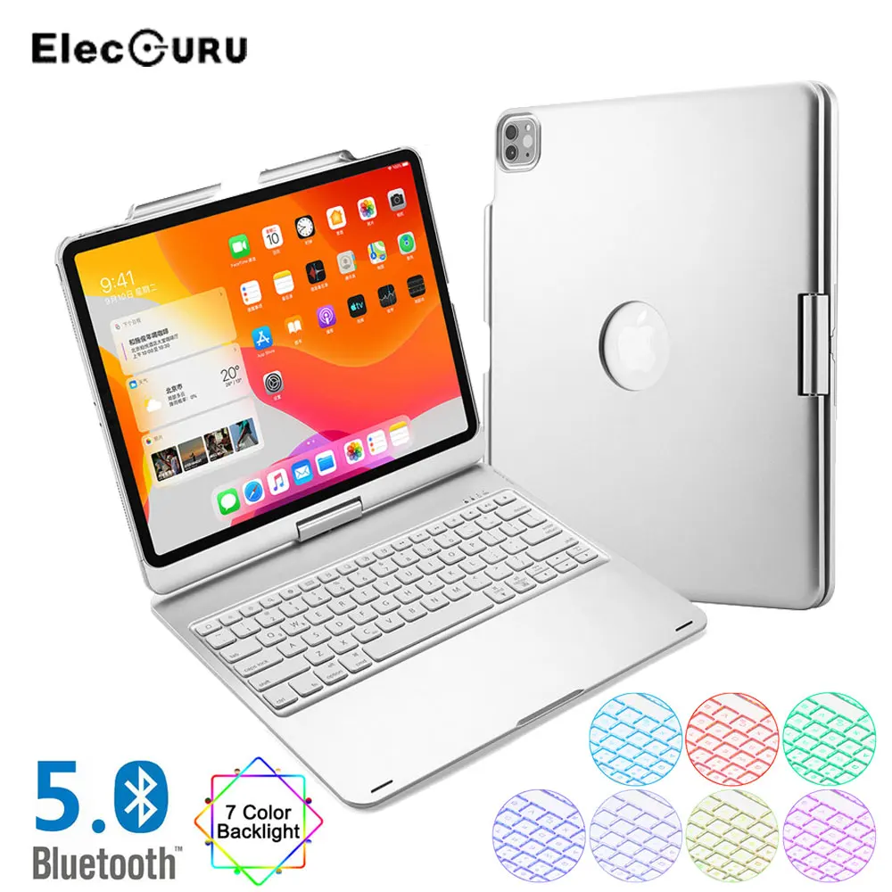 Backlit Tablet Keyboard Case For iPad Pro 12.9(2020/2018) Flip Wireless Bluetooth Keyboard Case 7-color Backlight Keyboard Cover
Backlit Tablet Keyboard Case For iPad Pro 12.9(2020/2018) Flip Wireless Bluetooth Keyboard Case 7-color Backlight Keyboard Cover