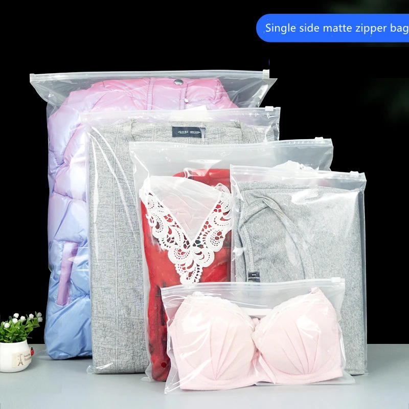 20pcs/Lot Portable Frosted Transparent Zipper Bag Moisture-Proof Clothing Packaging Travel Underwear Ziplock Dustproof Organizer
20pcs/Lot Portable Frosted Transparent Zipper Bag Moisture-Proof Clothing Packaging Travel Underwear Ziplock Dustproof Organizer