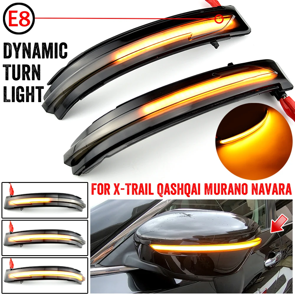 LED Dynamic Side Mirror Turn Signal Sequential Light For Nissan X-Trail T32 Rogue Qashqai J11 Murano Z52 Juke Navara Pathfinder 
LED Dynamic Side Mirror Turn Signal Sequential Light For Nissan X-Trail T32 Rogue Qashqai J11 Murano Z52 Juke Navara Pathfinder