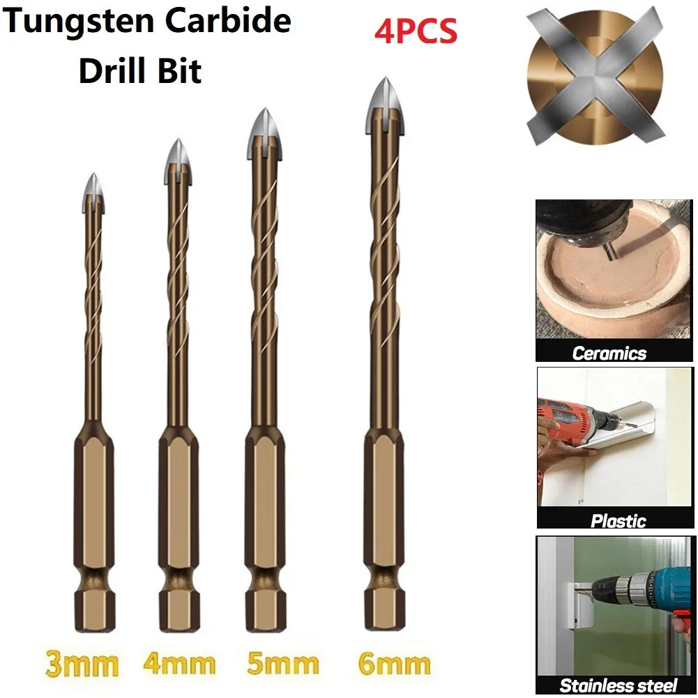 4PCS 3/4/5/6mm Alloy Triangle Cross Hex Tile Bits Set 3/4/5/6MM Glass Ceramic Hole Opener For Ceramics Tiles Stone Wood
4PCS 3/4/5/6mm Alloy Triangle Cross Hex Tile Bits Set 3/4/5/6MM Glass Ceramic Hole Opener For Ceramics Tiles Stone Wood