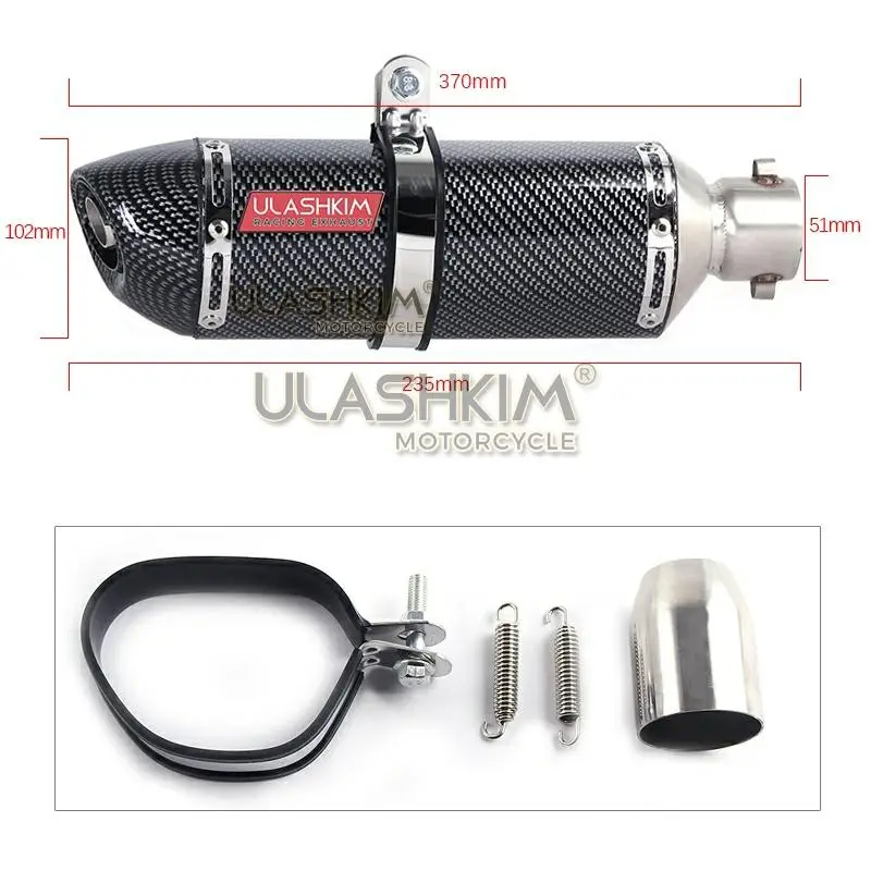 Universal Motorcycle Modified Exhaust Muffle Slip On D-TRACKER Ninja250 Ninja250R Ninja250SL Z250 Z250SL CBR250RR PCX150 CRF250M
Universal Motorcycle Modified Exhaust Muffle Slip On D-TRACKER Ninja250 Ninja250R Ninja250SL Z250 Z250SL CBR250RR PCX150 CRF250M