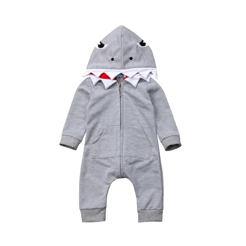 AA Fashion Newborn Baby Clothes Unisex Clothing Boys Girls Shark Hooded Long Sleeve Romper Baby Jumpsuit Cotton Toddler Clothes
AA Fashion Newborn Baby Clothes Unisex Clothing Boys Girls Shark Hooded Long Sleeve Romper Baby Jumpsuit Cotton Toddler Clothes
