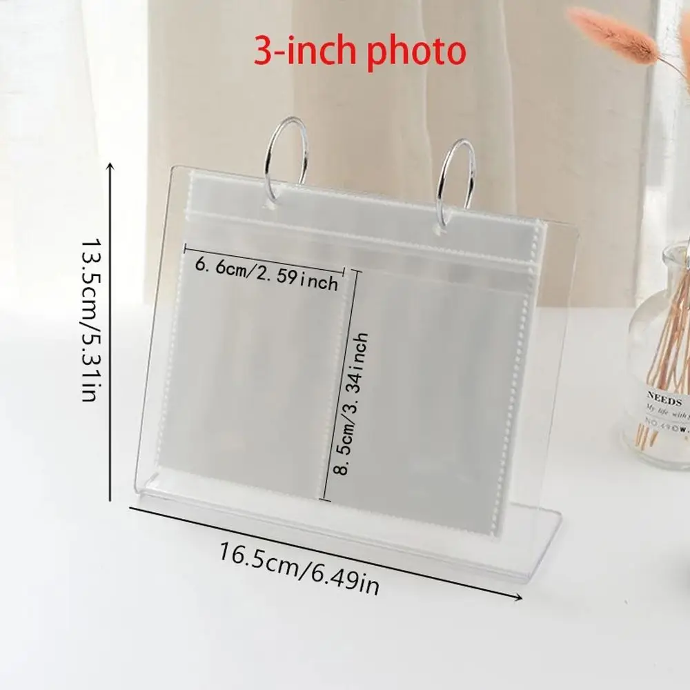 3/5 inch Desktop Photo Album Acrylic Loose Leaf Photo Album Home Decoration Star Postcard Collect
3/5 inch Desktop Photo Album Acrylic Loose Leaf Photo Album Home Decoration Star Postcard Collect
