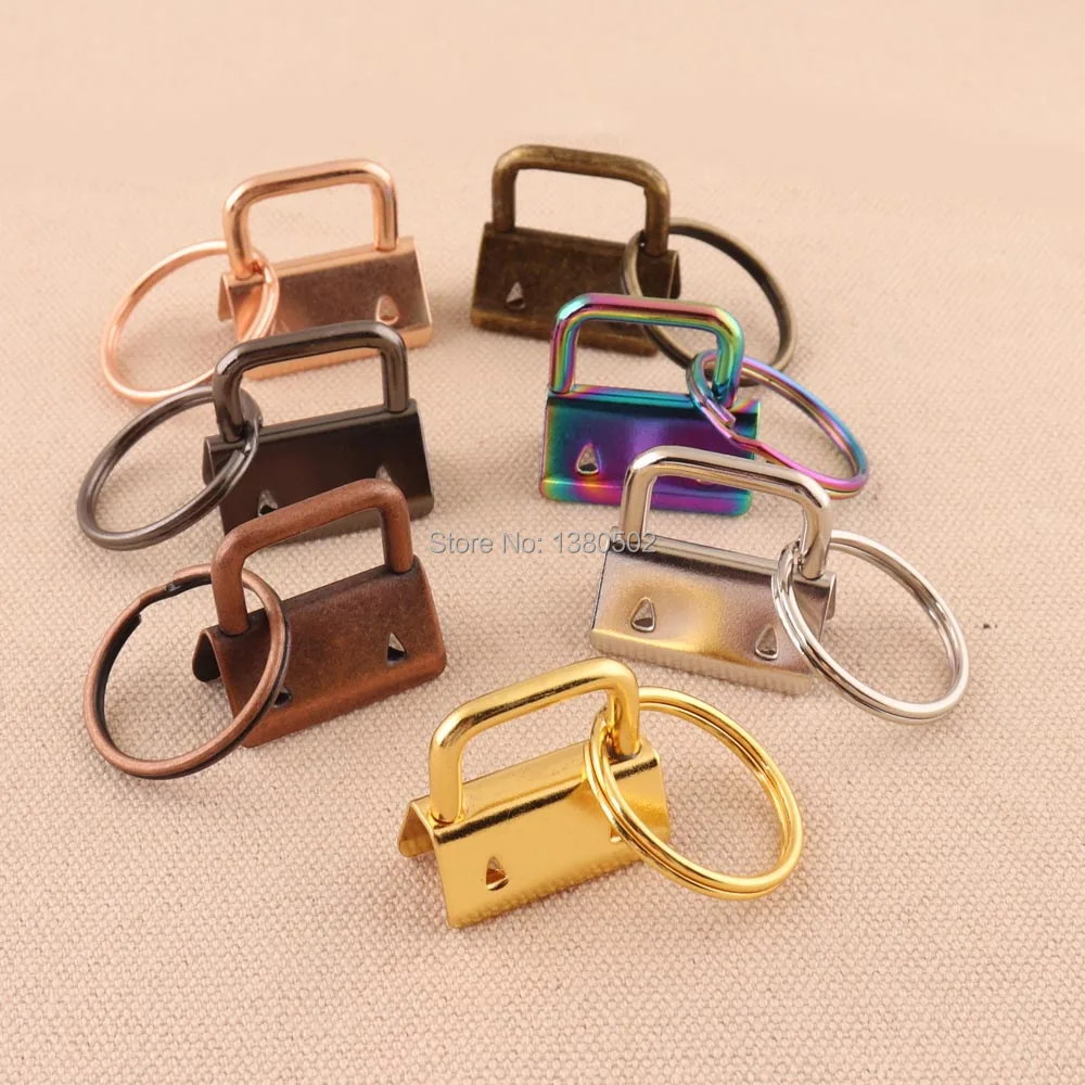 30pcs 25mm 1inch Key Fob Hardware with key ring For webbing ribbon rainbow/gold/gunmetal/silver/rose gold/bronze/copper color
30pcs 25mm 1inch Key Fob Hardware with key ring For webbing ribbon rainbow/gold/gunmetal/silver/rose gold/bronze/copper color
