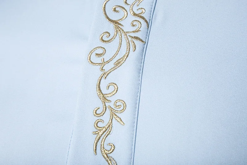 Embroidery Long Sleeve Shirts Men Slim Fit Streetwear Solid Shirt Vintage Male Business Formal Social Dress Tops Chemise Homme
Embroidery Long Sleeve Shirts Men Slim Fit Streetwear Solid Shirt Vintage Male Business Formal Social Dress Tops Chemise Homme