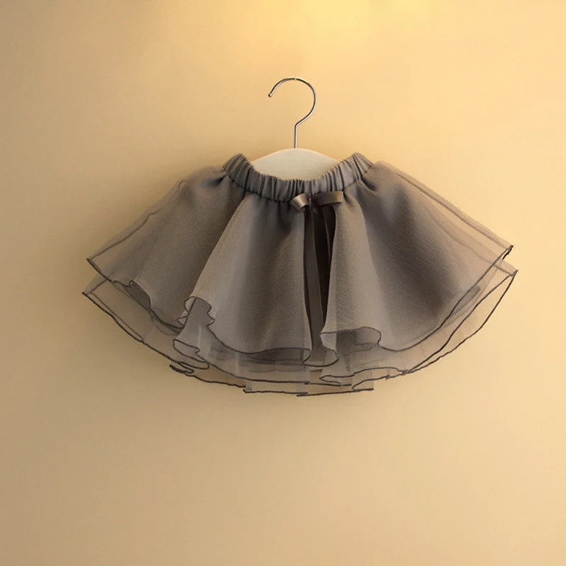 Bobora/юбка-пачка для девочек Милая танцевальная юбка из тюля с бантом и детская