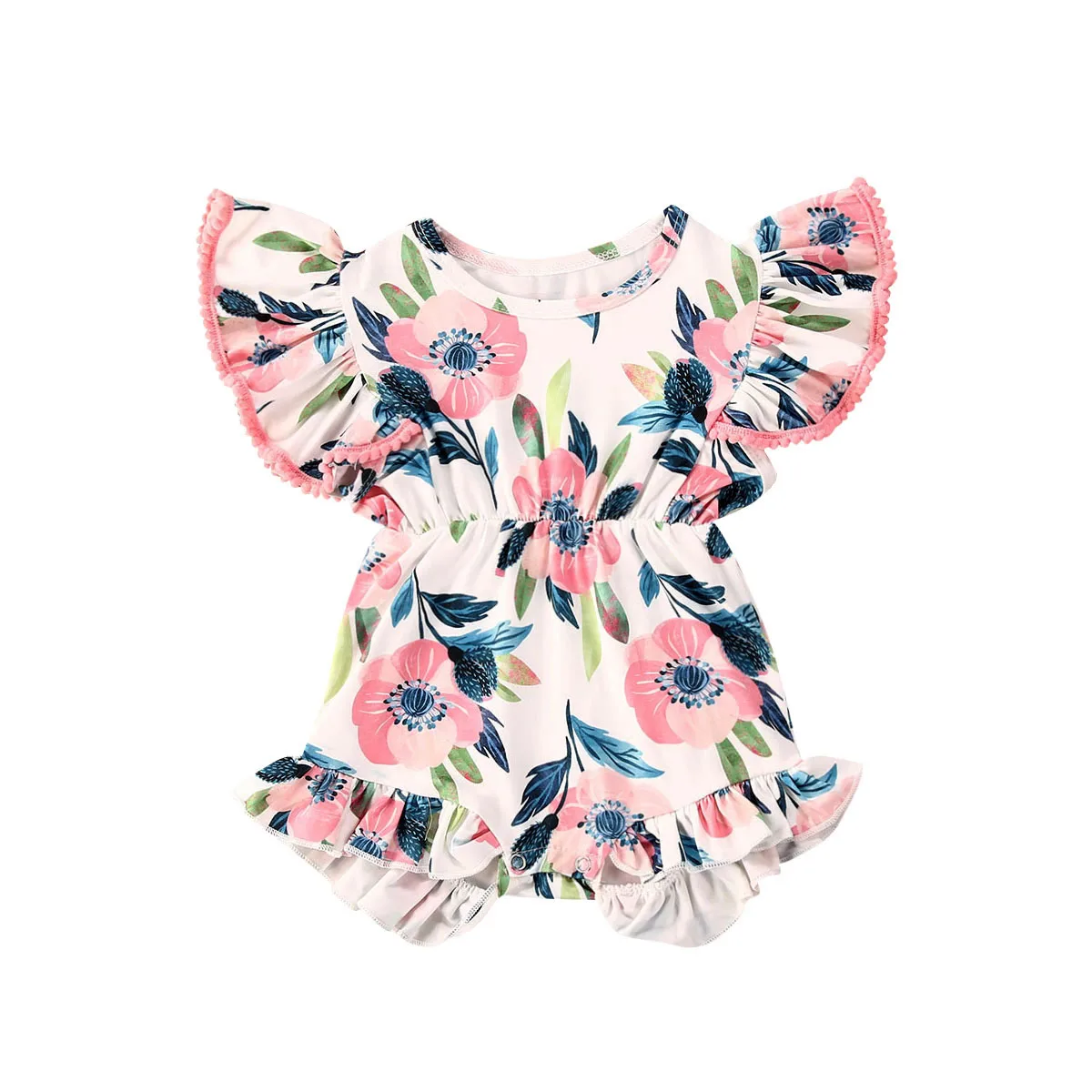Newborn Baby Girls 0-24M Floral Print Romper Fashion Fly Sleeveless Jumpsuits for Kids Baby Girls Summer Clothing
Newborn Baby Girls 0-24M Floral Print Romper Fashion Fly Sleeveless Jumpsuits for Kids Baby Girls Summer Clothing