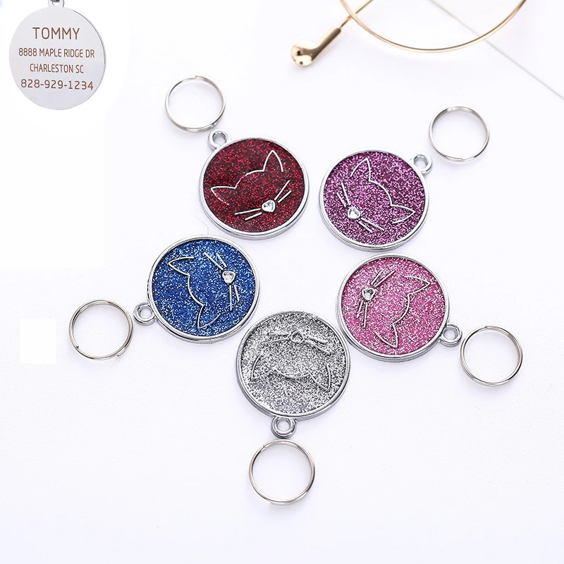 Custom Dog Tag Engraved Pet Dog Collar Accessories Personalized Cat Puppy ID Tag Stainless Steel Paw Name Tags Pendant Anti-lost
Custom Dog Tag Engraved Pet Dog Collar Accessories Personalized Cat Puppy ID Tag Stainless Steel Paw Name Tags Pendant Anti-lost