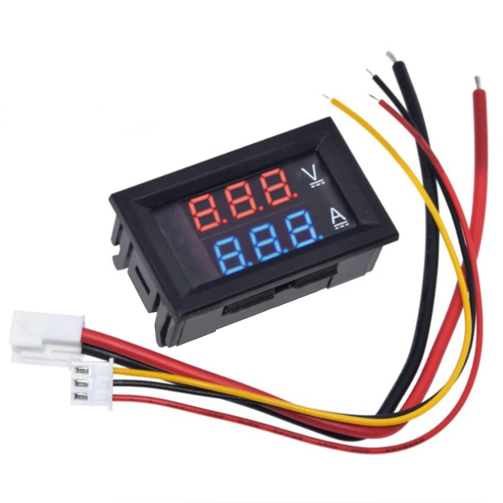 1PCS DC 0-100V 10A Red+Blue /Red+Red LED Amp Dual Digital Volt Meter Gauge LED Display Voltmeter Ammeter 
1PCS DC 0-100V 10A Red+Blue /Red+Red LED Amp Dual Digital Volt Meter Gauge LED Display Voltmeter Ammeter