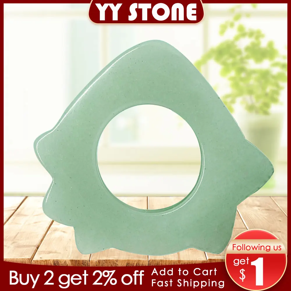 Tontin Natural Aventurine Aventur Jade Guasha Board Gree Stone Scraping Tools V line Face Beauty Kit Healthcare
Tontin Natural Aventurine Aventur Jade Guasha Board Gree Stone Scraping Tools V line Face Beauty Kit Healthcare