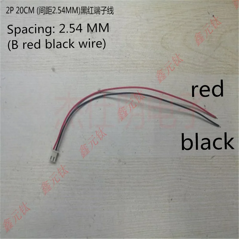 1 25 мм 2 0 54 Шаг 2pin провода красного и черного цвета 26AWG Высота каблука 10 см каблук 15