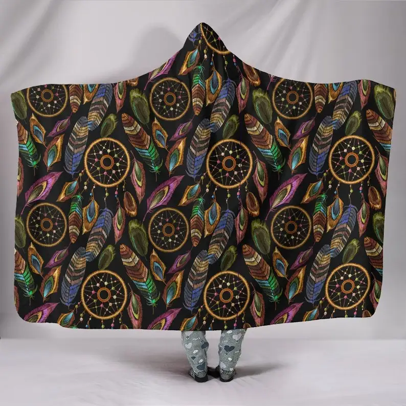 Boho Tribal, Dream Catcher, Hooded Blanket, Vegan Blanket, Hippie, Handmade Crafted, Custom Made Quilt,
Boho Tribal, Dream Catcher, Hooded Blanket, Vegan Blanket, Hippie, Handmade Crafted, Custom Made Quilt,