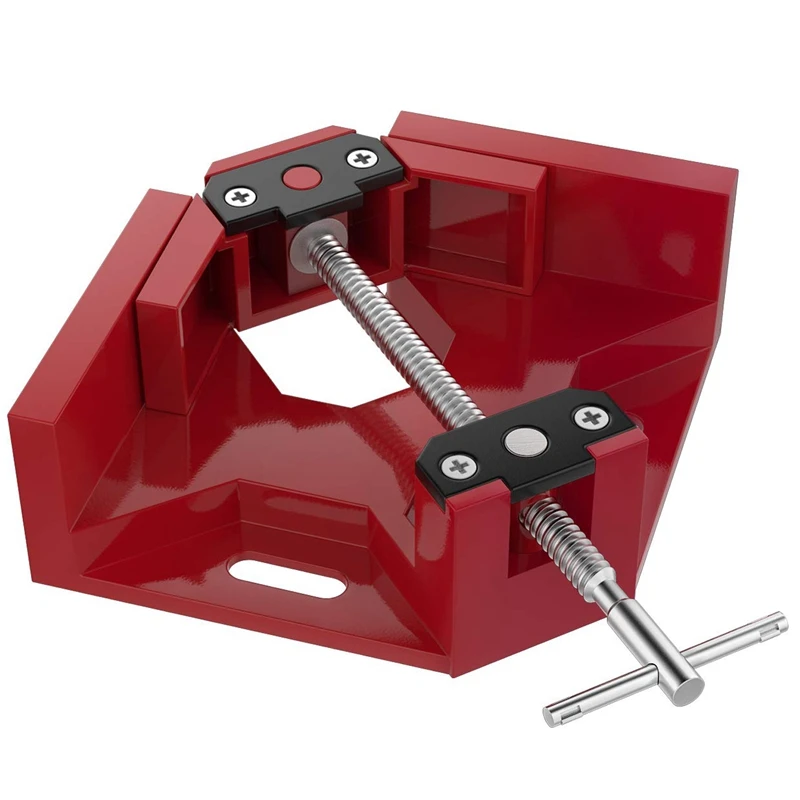 Right Angle Clamp, Single Handle 90°Corner Clamp, Aluminum Alloy Right Angle Clip Clamp Tool Woodworking Photo Frame Vise Holder
Right Angle Clamp, Single Handle 90°Corner Clamp, Aluminum Alloy Right Angle Clip Clamp Tool Woodworking Photo Frame Vise Holder
