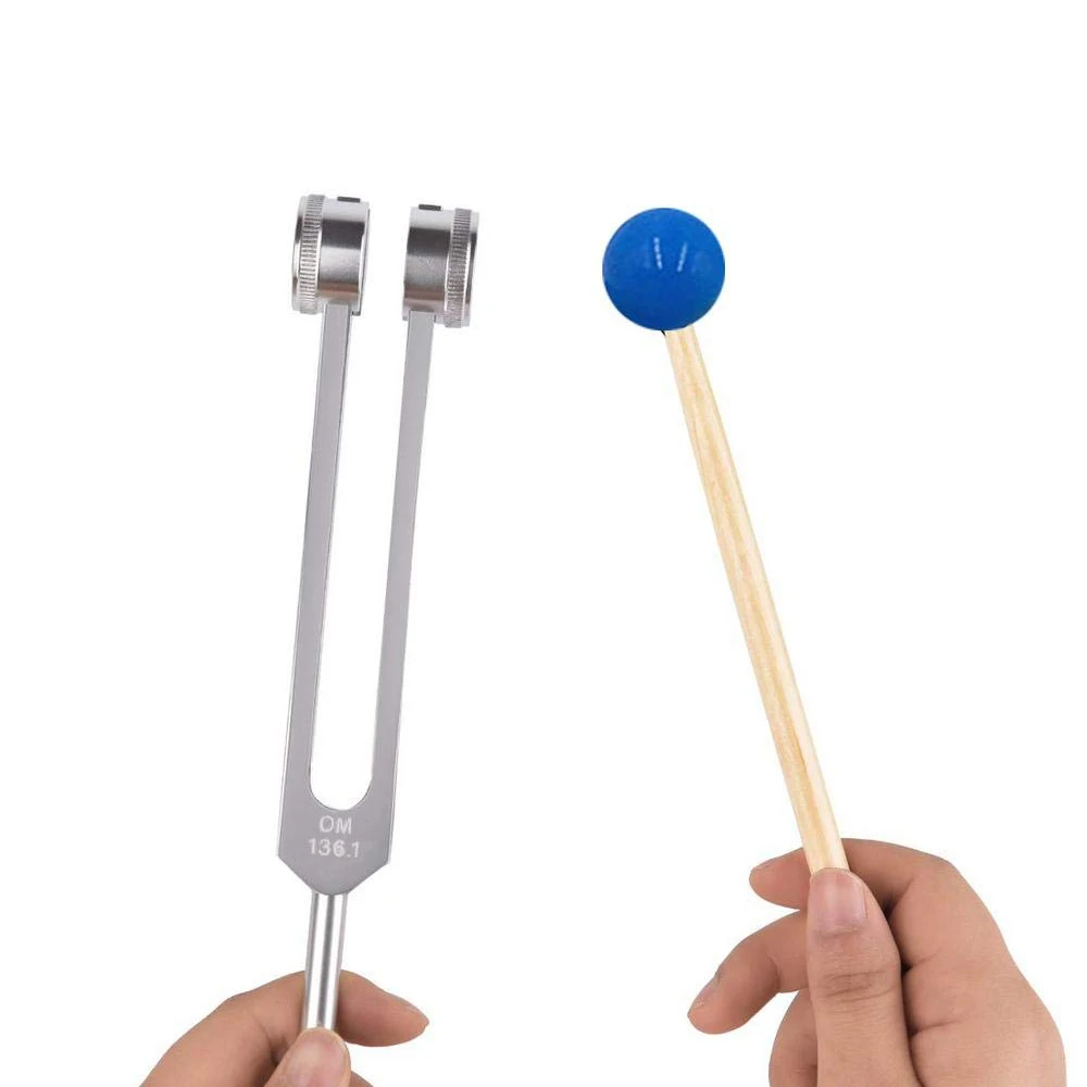 Вилка из алюминиевого сплава с серебряной настройкой, 136,1 Гц, диагностический инструмент для звуковой лечебной терапии 
Вилка из алюминиевого сплава с серебряной настройкой, 136,1 Гц, диагностический инструмент для звуковой лечебной терапии