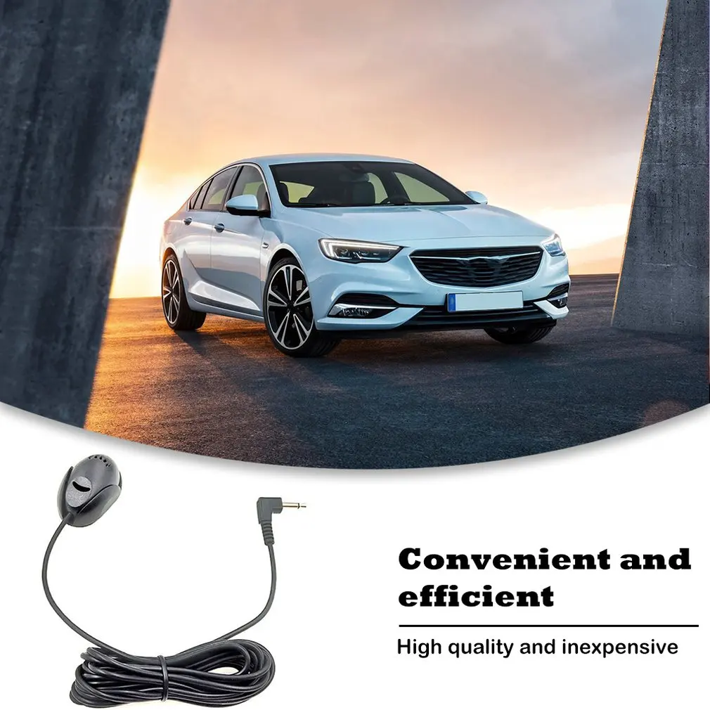 Car Navigation GPS Microphone Car Speaker External Microphone Paste Microphone 3.5mm Car Stereo Microphone