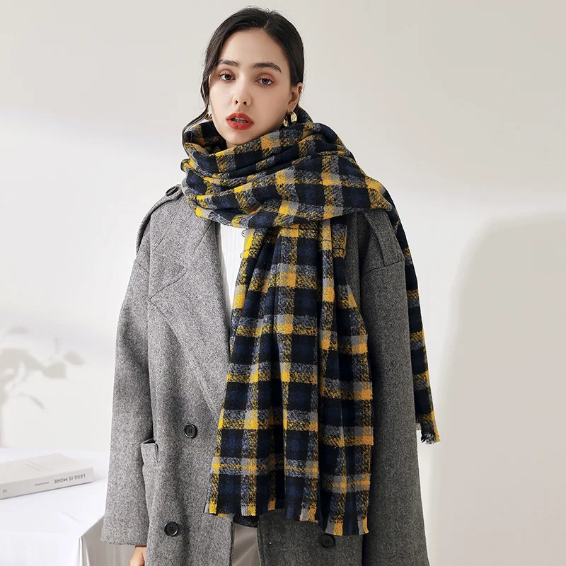 2021 Fashion Cheap Winter Plaid Cashmere Scarf Women Warm Wool Medium Long Scarves Shawl Bib
2021 Fashion Cheap Winter Plaid Cashmere Scarf Women Warm Wool Medium Long Scarves Shawl Bib