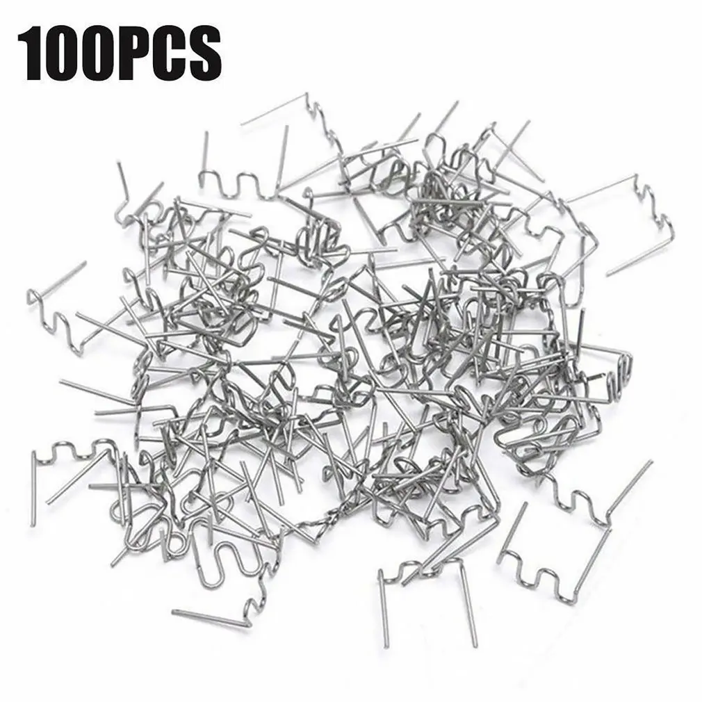 NEW 100pcs Automobile Plastic Bumper Welding Machine Repair Nails 0.8mm Stainless Steel Durable Repair Nails
NEW 100pcs Automobile Plastic Bumper Welding Machine Repair Nails 0.8mm Stainless Steel Durable Repair Nails