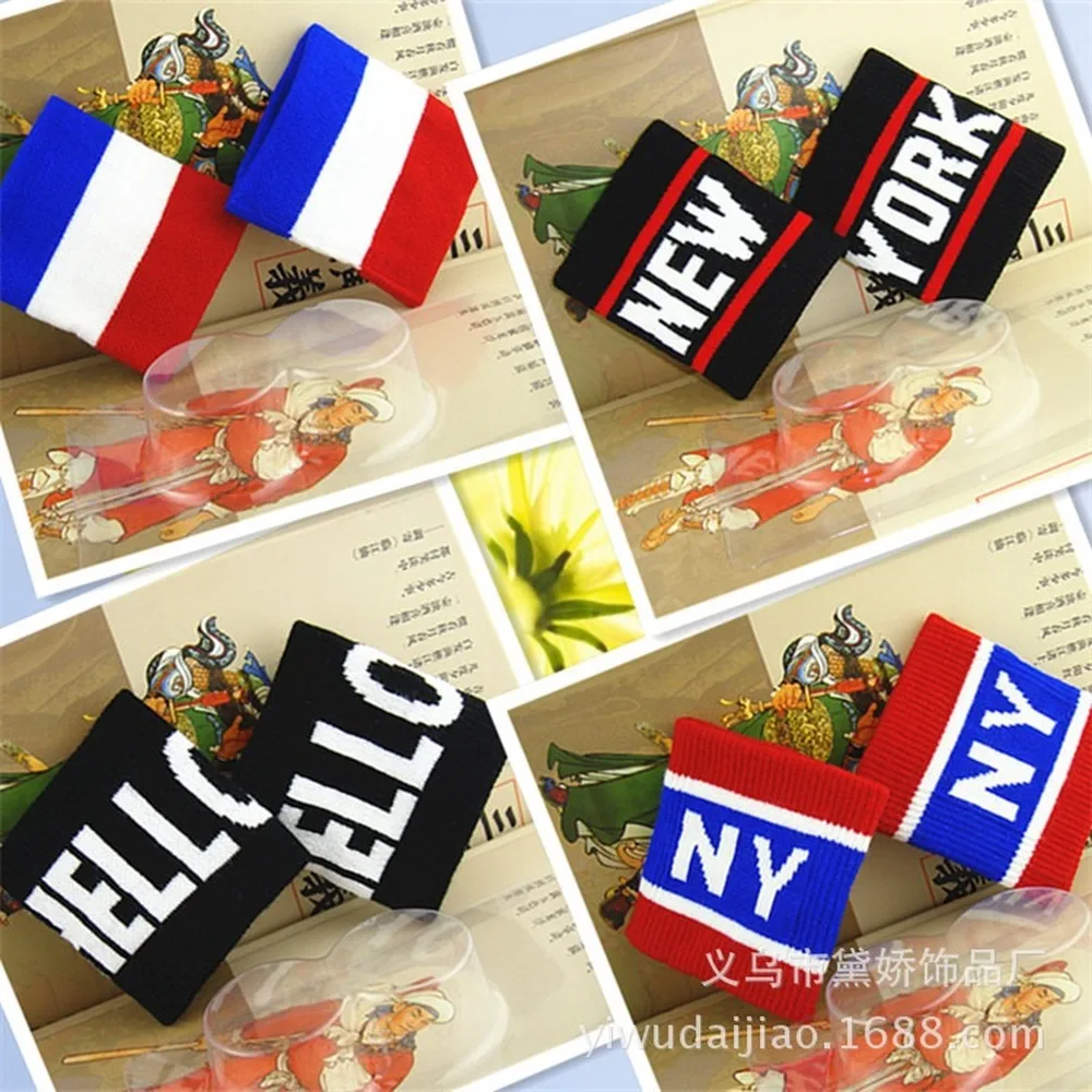 Universal wristband men and women sports wristband running protective gear children cotton towel knitted embroidered wristband 
Universal wristband men and women sports wristband running protective gear children cotton towel knitted embroidered wristband