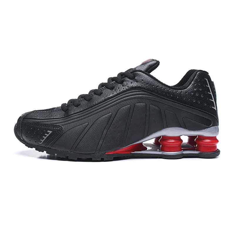 Original Air Shox TL R4 Black Women Men Running Shoes Vibrant Tones Volt Racer Blue Copper Grey 301 Orange Silver Trainers
Original Air Shox TL R4 Black Women Men Running Shoes Vibrant Tones Volt Racer Blue Copper Grey 301 Orange Silver Trainers
