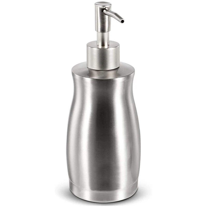 Stainless Steel Soap Dispenser Kitchen And Bathroom Soap Dispenser For Liquid Soap, Lotion, Shampoo (13.5 Ounce/400 ML)
Stainless Steel Soap Dispenser Kitchen And Bathroom Soap Dispenser For Liquid Soap, Lotion, Shampoo (13.5 Ounce/400 ML)