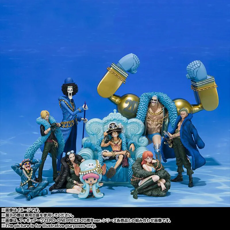One Piece Action Figure Anime 20th Anniversary Ver. Luffy Zoro Chopper Sanji Robin Franky Usopp Nami Brook PVC Figure Model Toy
One Piece Action Figure Anime 20th Anniversary Ver. Luffy Zoro Chopper Sanji Robin Franky Usopp Nami Brook PVC Figure Model Toy