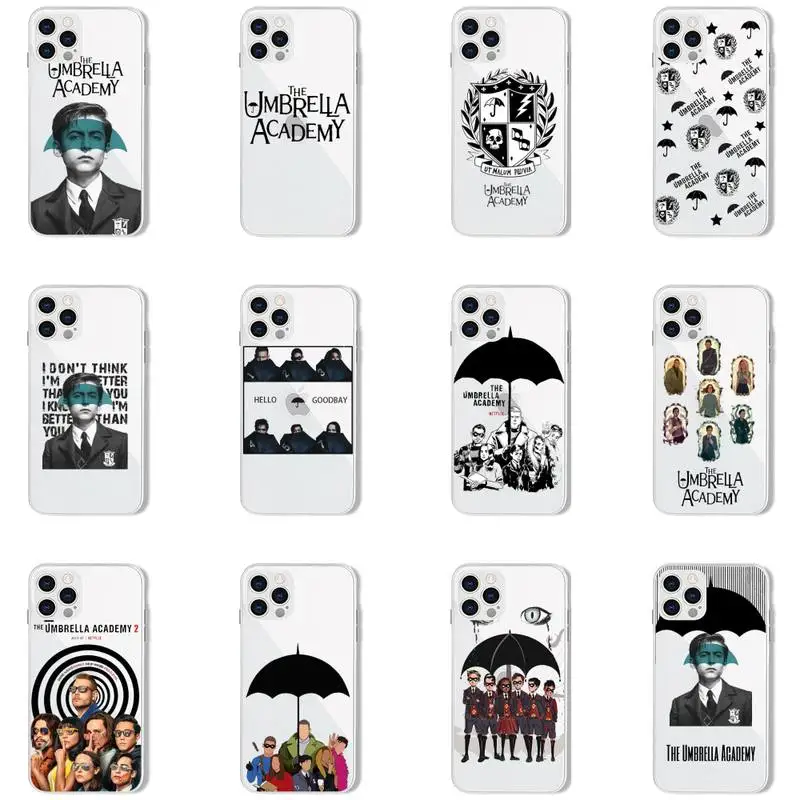 Fundas Umbrella Academy Phone Case For iPhone 13 12 11 8 7 Pro Max Plus X XS XR MINI transparent clear New
Fundas Umbrella Academy Phone Case For iPhone 13 12 11 8 7 Pro Max Plus X XS XR MINI transparent clear New