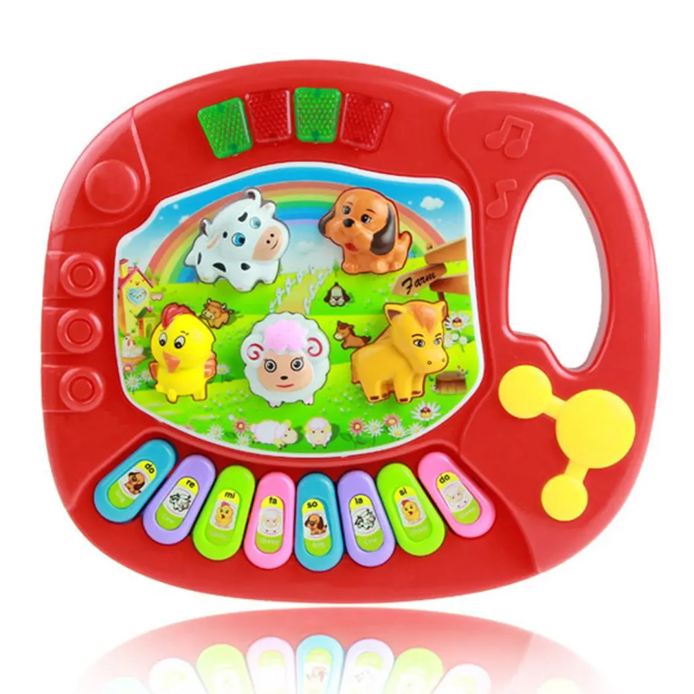 New Popular Musical Instrument Toy Baby Kids Animal Farm Piano Developmental Music Toys for Children
New Popular Musical Instrument Toy Baby Kids Animal Farm Piano Developmental Music Toys for Children