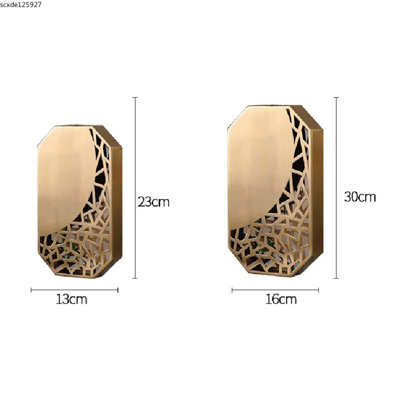 American Golden Hollow Vase Table Flower Arrangement Decoration Simulation Flower Plant Flower Hydroponic Vase Home Decoration
American Golden Hollow Vase Table Flower Arrangement Decoration Simulation Flower Plant Flower Hydroponic Vase Home Decoration