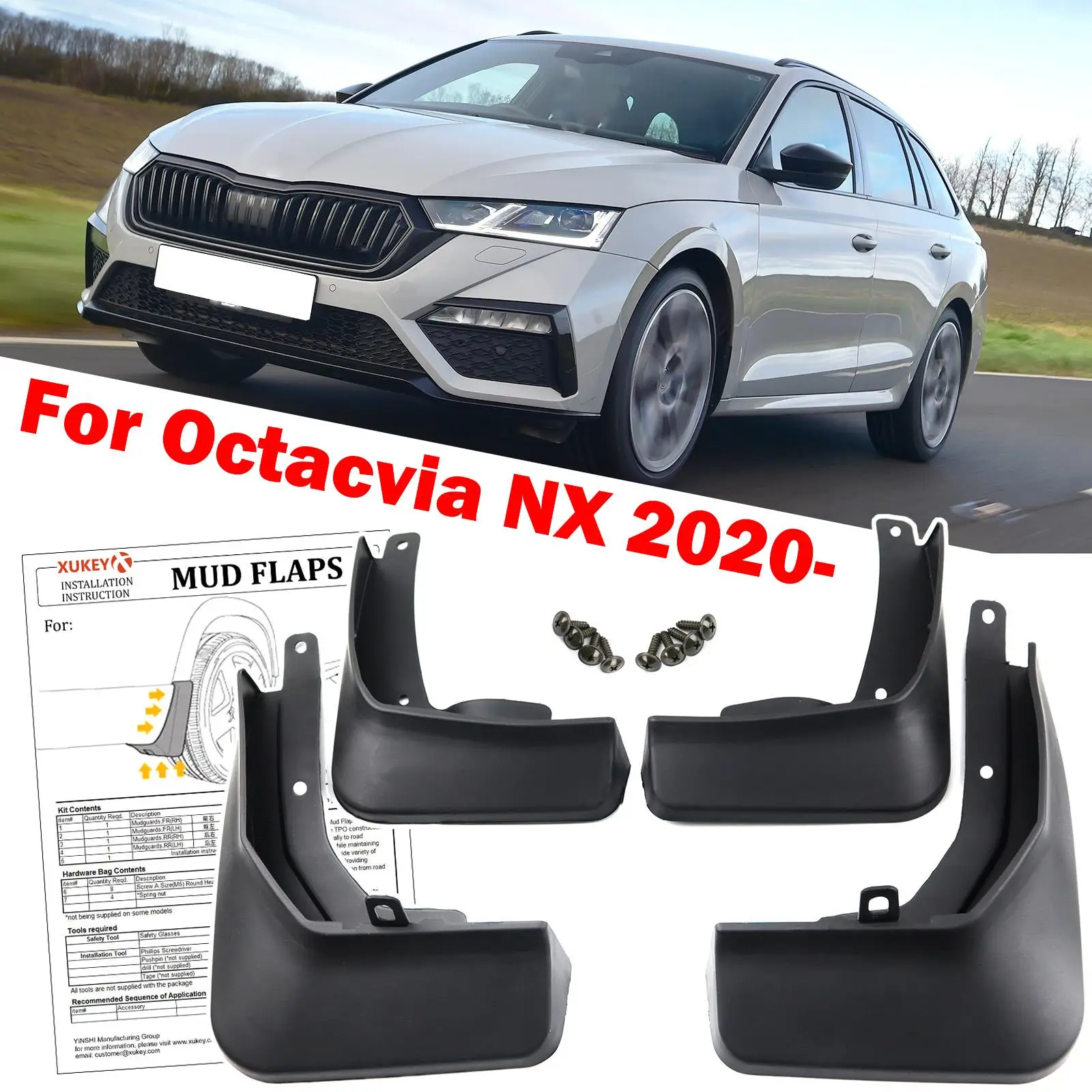 4x Брызговики для Skoda Octavia NX A8 RS Sedan Liftback Estate 2020 2021 2022 Брызговики крыло брызговиков протектор
4x Брызговики для Skoda Octavia NX A8 RS Sedan Liftback Estate 2020 2021 2022 Брызговики крыло брызговиков протектор