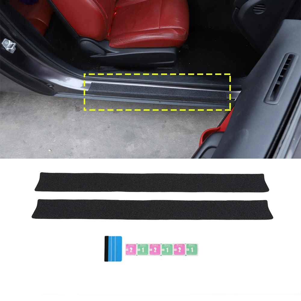 Door Sill Entry Gurad Anti-Scratch Protective Cover Trim for Dodge Challenger 2010-2021 Car Interior Accessories Sand Paper
Door Sill Entry Gurad Anti-Scratch Protective Cover Trim for Dodge Challenger 2010-2021 Car Interior Accessories Sand Paper