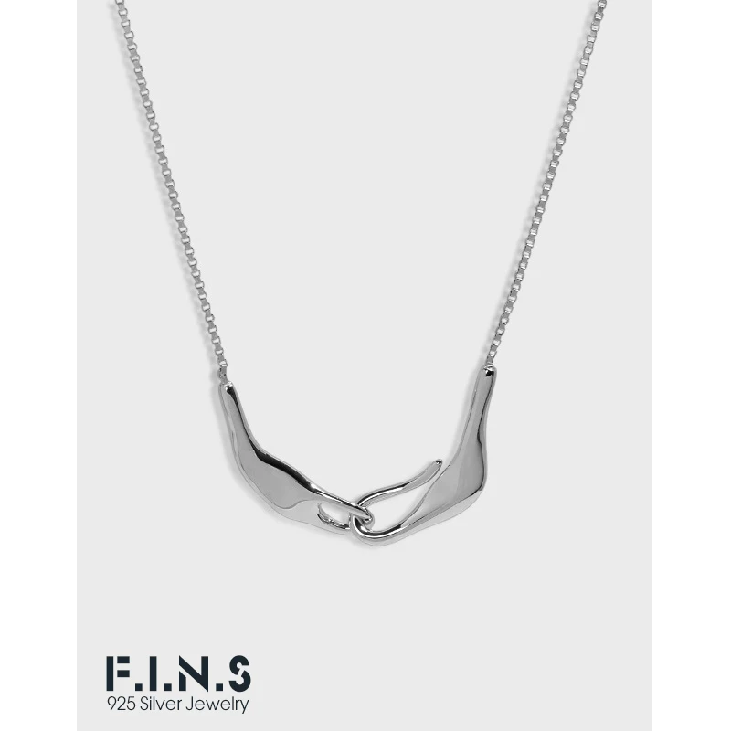F.I.N.S Korean Fashion Minimalist Irregular S925 Sterling Silver Pendant Box Chain Necklace Luxury Stackable Clavicle Chain
F.I.N.S Korean Fashion Minimalist Irregular S925 Sterling Silver Pendant Box Chain Necklace Luxury Stackable Clavicle Chain
