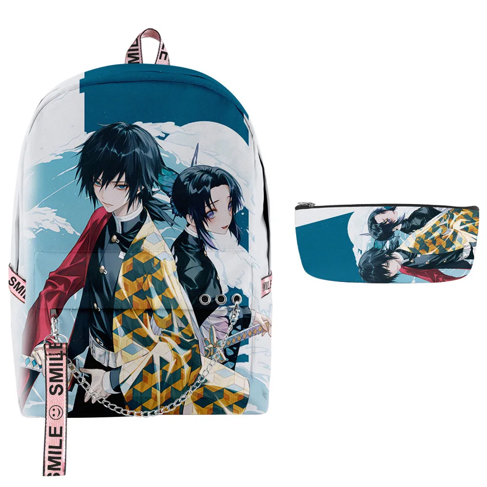 Рюкзак и пенал для мальчиков и девочек, комплект из 2 предметов с аниме «рассекающий демонов», школьный ранец для мальчиков и девочек с 3D-при...
Рюкзак и пенал для мальчиков и девочек, комплект из 2 предметов с аниме «рассекающий демонов», школьный ранец для мальчиков и девочек с 3D-при...