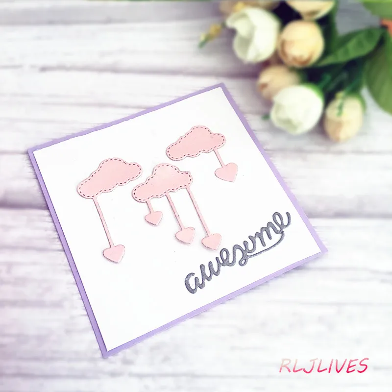 Heart Clouds Metal Cutting Dies Stencils for DIY Scrapbooking Stamp/photo album Decorative Embossing DIY Paper Cards
Heart Clouds Metal Cutting Dies Stencils for DIY Scrapbooking Stamp/photo album Decorative Embossing DIY Paper Cards