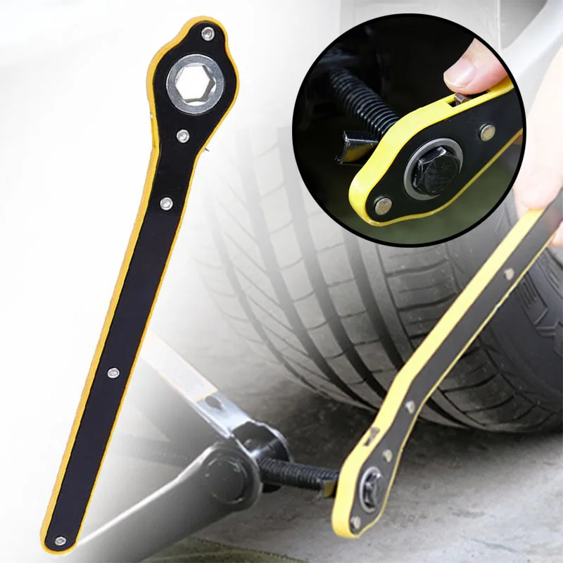 Auto Labor-saving Jack Ratchet Wrench Scissor Jack Garage Tire Wheel Lug Wrench Handle Car Labor-saving Wrench Phillips Wrench
Auto Labor-saving Jack Ratchet Wrench Scissor Jack Garage Tire Wheel Lug Wrench Handle Car Labor-saving Wrench Phillips Wrench