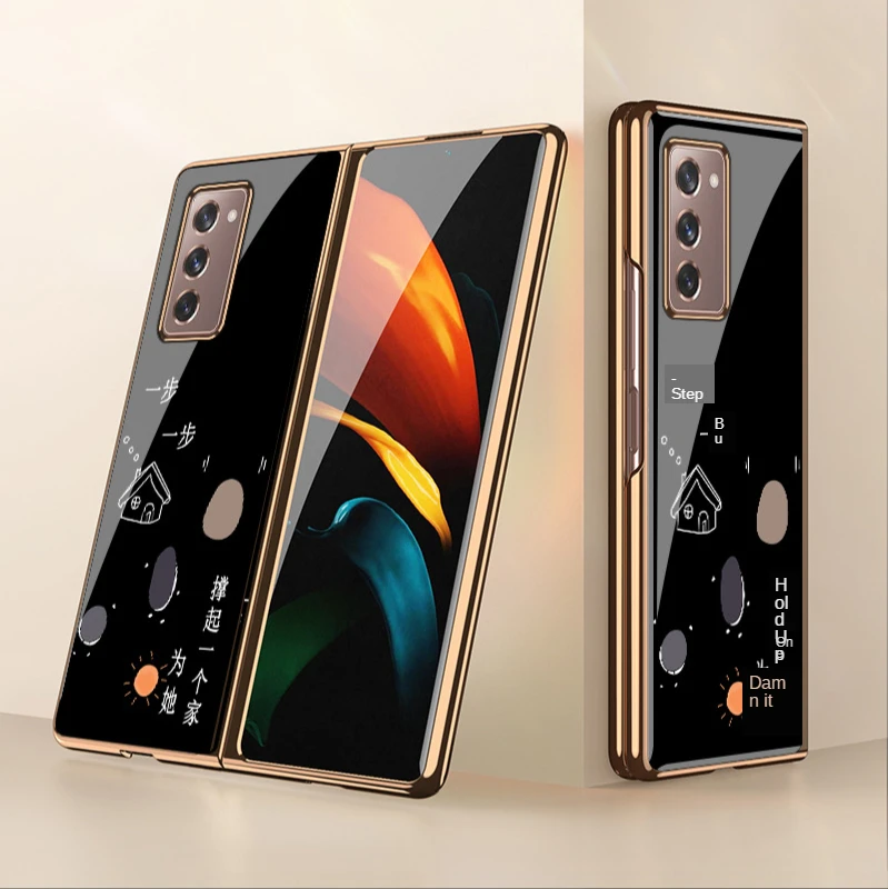 For Samsung w2021 mobile phone case zfold2 folding glass protective case W21 electroplating sm-f9160 personality creative man
For Samsung w2021 mobile phone case zfold2 folding glass protective case W21 electroplating sm-f9160 personality creative man