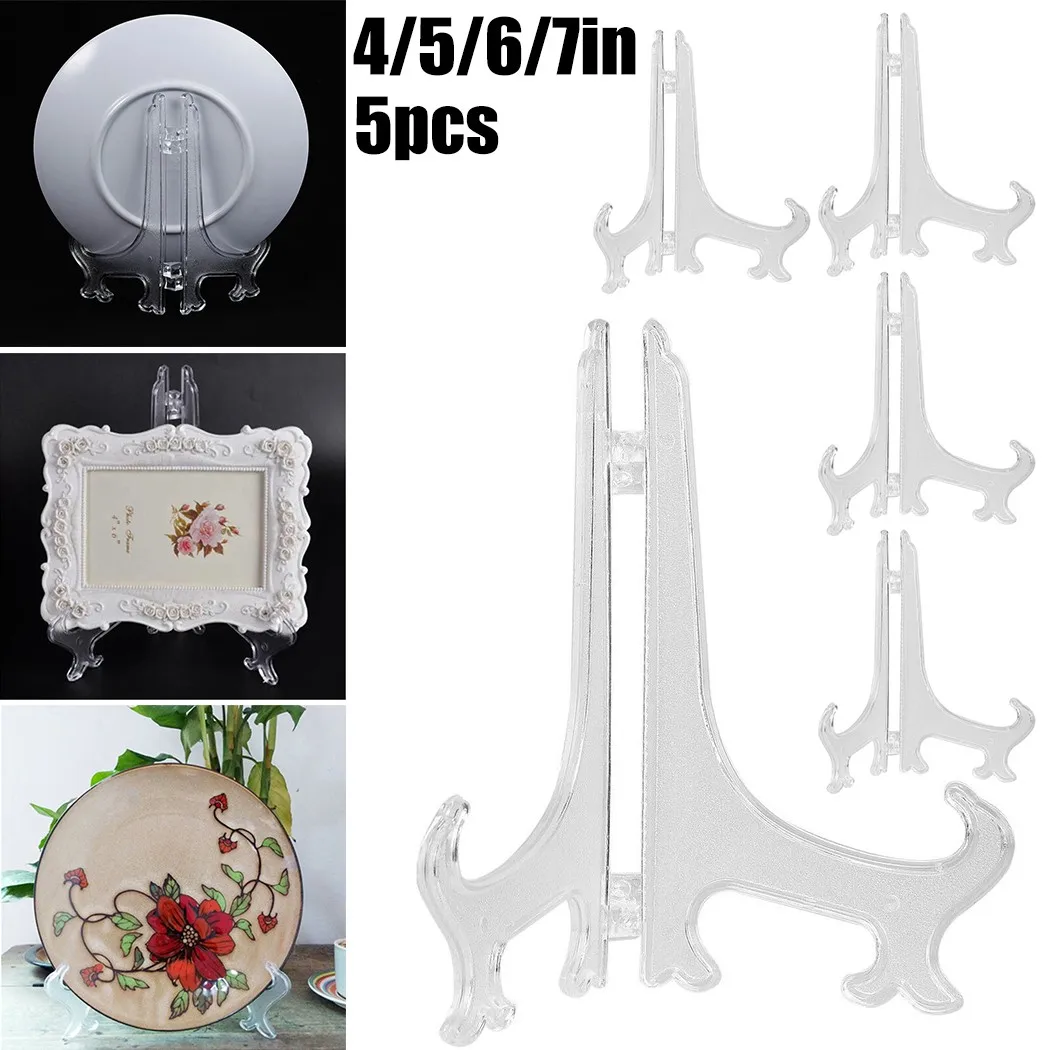 5Pcs Plate Display Stand ABS Plastic Frame Bowl Plate Storage Display Holder Easel Picture In Stock Drop Shipping
5Pcs Plate Display Stand ABS Plastic Frame Bowl Plate Storage Display Holder Easel Picture In Stock Drop Shipping