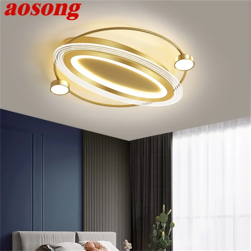 AOSONG Creative Lights Ceiling Contemporary Gold Lamp Fixtures LED Decorative for Home Bedroom
AOSONG Creative Lights Ceiling Contemporary Gold Lamp Fixtures LED Decorative for Home Bedroom