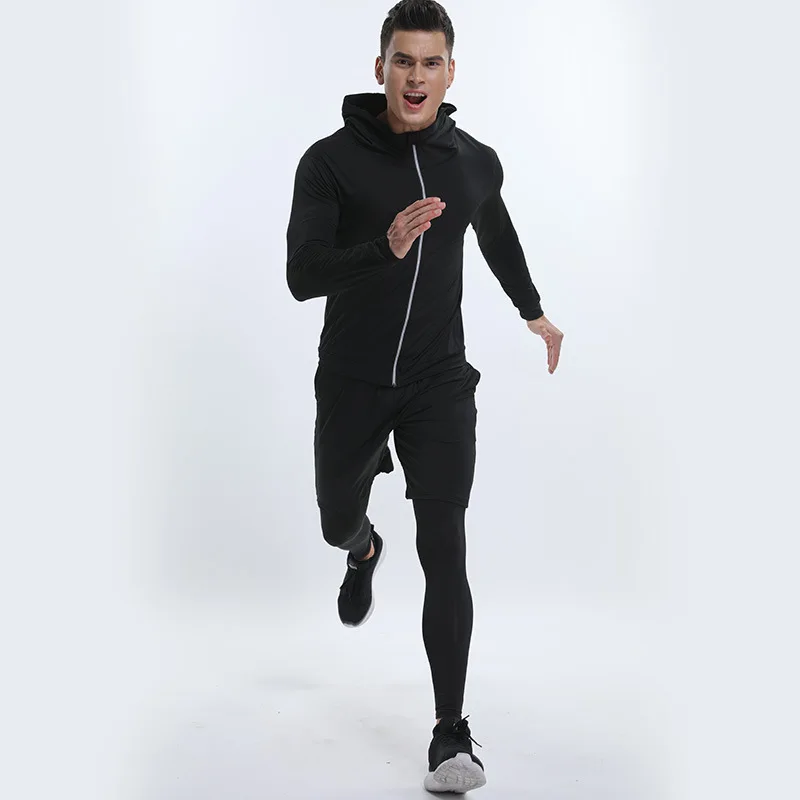5pcs / set Men's Tracksuit Gym Fitness Compression Sport Suit Clothes Running Jogging Sports Wear Exercise Workout Tights
5pcs / set Men's Tracksuit Gym Fitness Compression Sport Suit Clothes Running Jogging Sports Wear Exercise Workout Tights