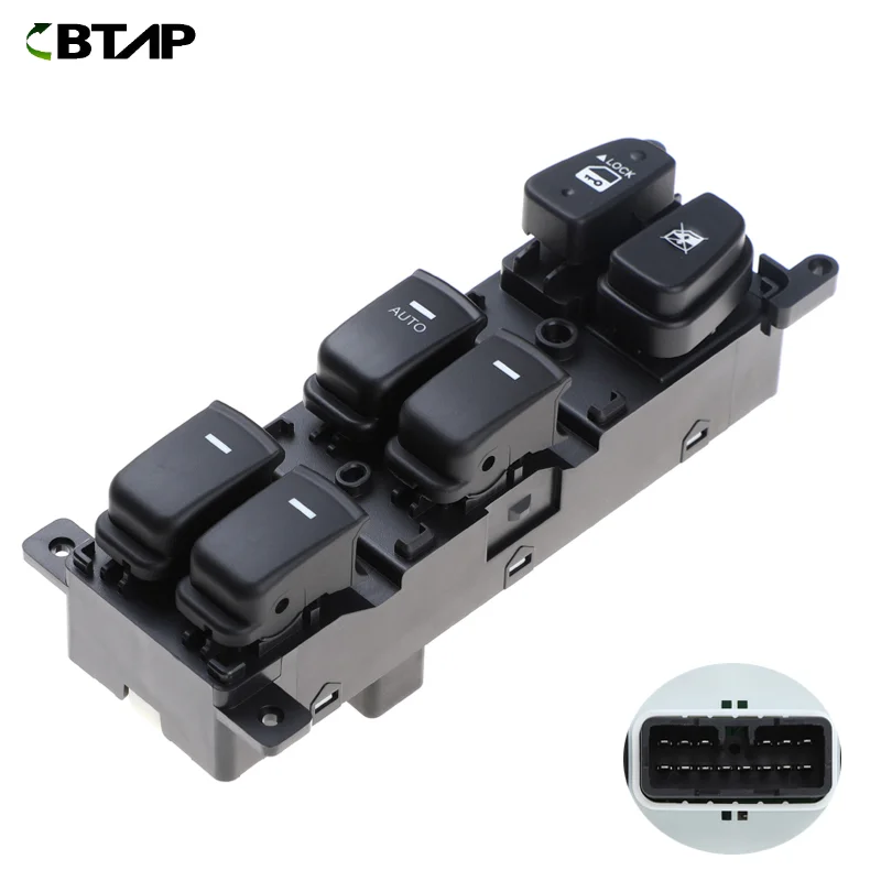 BTAP New High Quality Left Driver Side Master Power Window Switch ForHyundai Sonata 2008-2010 93570-3K600 935703K600
BTAP New High Quality Left Driver Side Master Power Window Switch ForHyundai Sonata 2008-2010 93570-3K600 935703K600