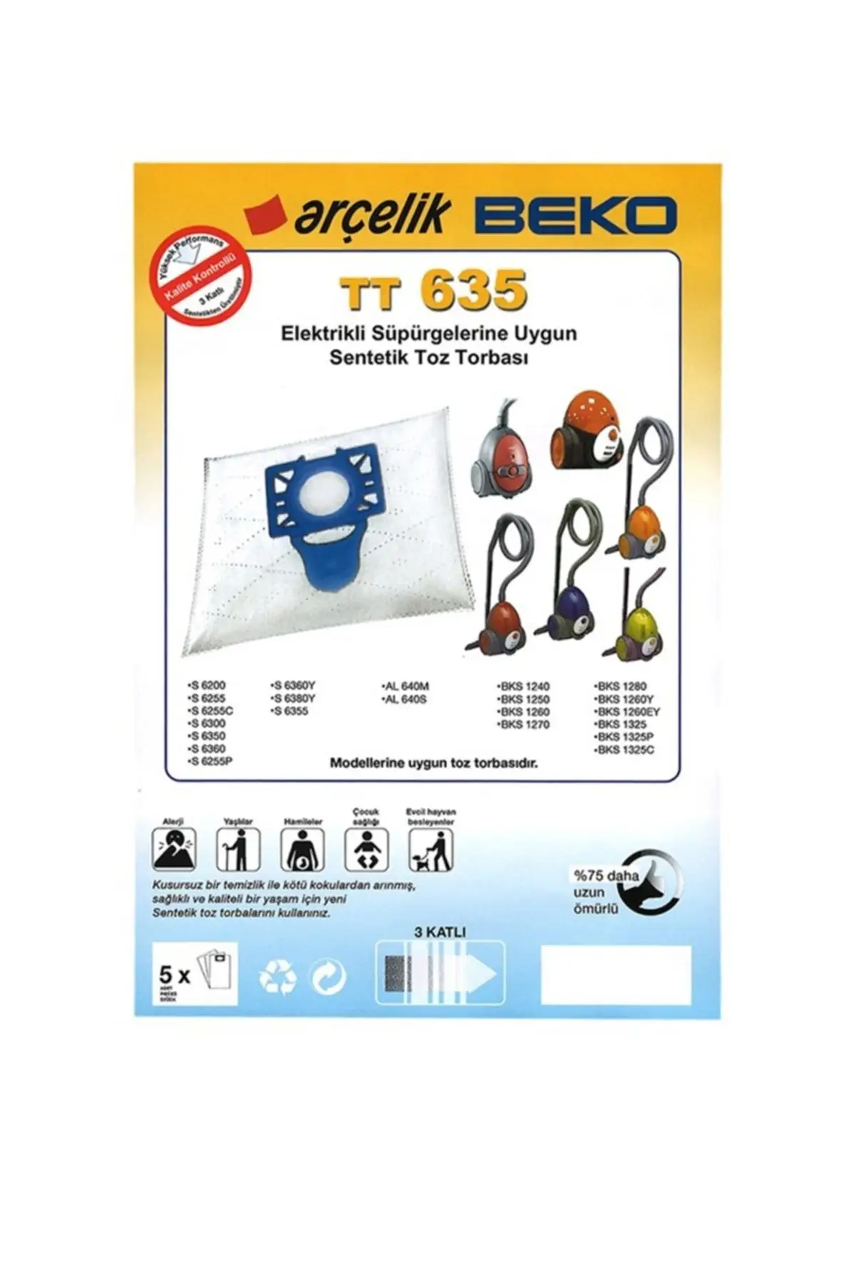 MHK Parts Lynx S 6300 Compatible Vacuum Cleaner Cloth Dust Bag 25 Pcs
MHK Parts Lynx S 6300 Compatible Vacuum Cleaner Cloth Dust Bag 25 Pcs