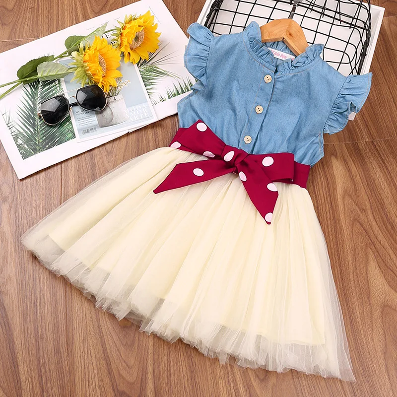 Summer Girls Dress 2-6Y Summer Child Kid Girl Tutu Dress Bow Tulle Sleeveless Dresses for Girls Flower Girl Dresses
Summer Girls Dress 2-6Y Summer Child Kid Girl Tutu Dress Bow Tulle Sleeveless Dresses for Girls Flower Girl Dresses