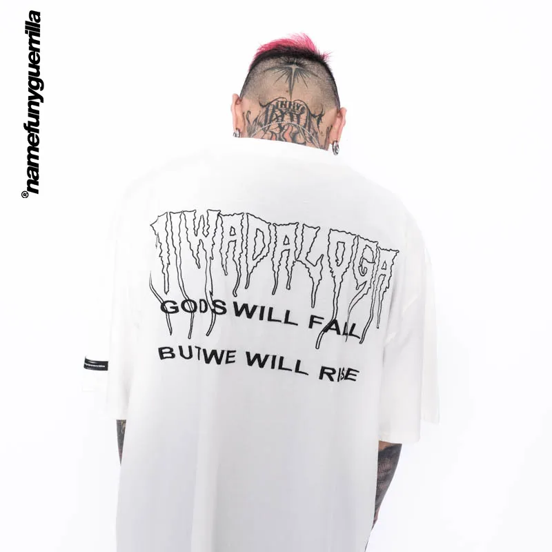Namefunyguerrilla White embroidery oversized t shirt Hip Hop Streetwear 2021 Men Harajuku Cotton Summer Short Sleeve Tee LSD33
Namefunyguerrilla White embroidery oversized t shirt Hip Hop Streetwear 2021 Men Harajuku Cotton Summer Short Sleeve Tee LSD33